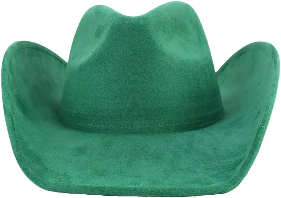Big Roll Brim Cowboy Hat Top Cap for Men Women Cowgirl Hat Felt Fedora Hats Outdoor Sun Hat EN8 56-58CM