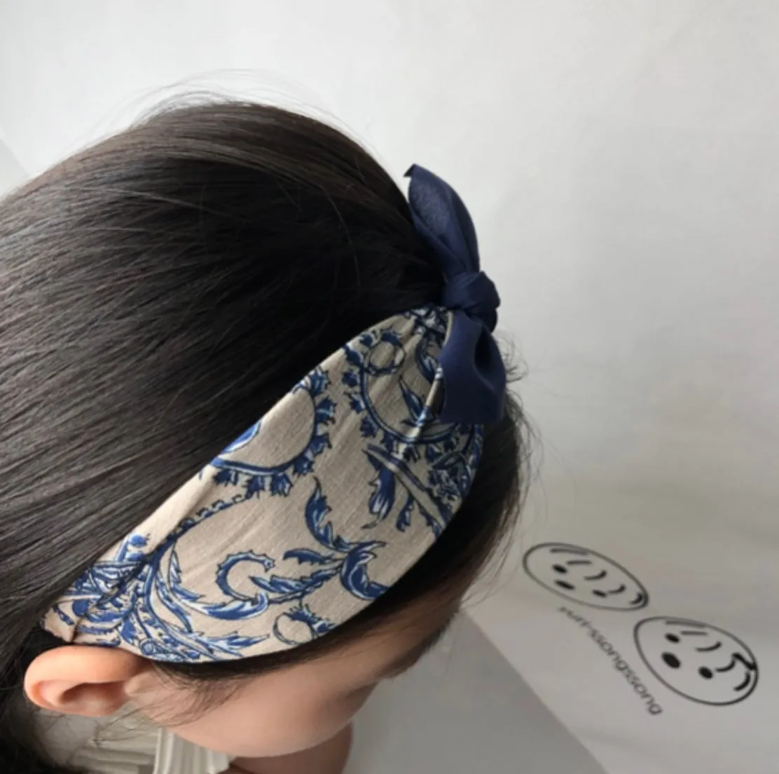 Blue Wide Hairband