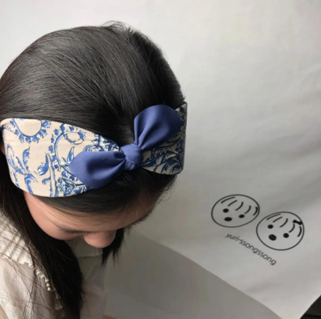 Blue Wide Hairband
