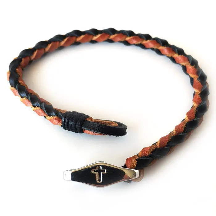 Braided Cross Bracelet