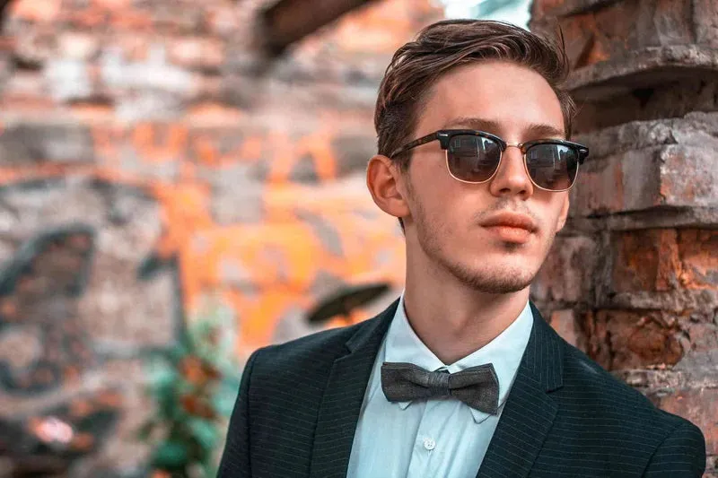 Bright Orange Bow Tie - Eye-Catching and Versatile Accessory