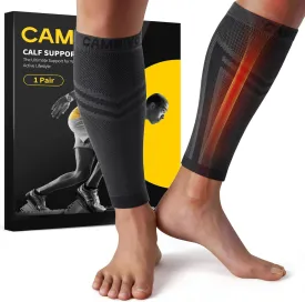 CAMBIVO Calf Compression Sleeve Men & Women- Shin Splint Brace Support for Legs Pain Relief, Varicose Vein Treatment