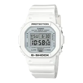 Casio 5600 Series White Digital Watch DW-5600MW-7DR