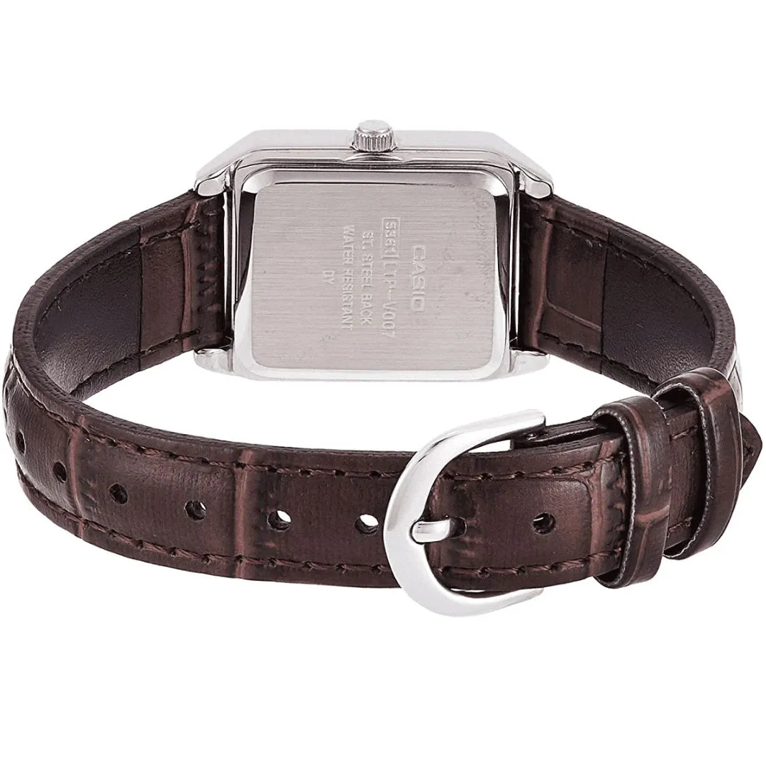 Casio Analog Brown Watch LTP-V007L-7B2UDF