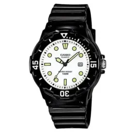 Casio Ladies Black and White Analogue LRW200H-7E1/LRW-200H-7E1V