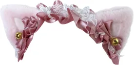 Cat Ears for Helmet with Lace Bell for Helmet 1PC Helmet Accessories Helmet Decoration for Motorcycle Helmet Bicycle Helmet Ski Helmet(Helmet Not Included)
