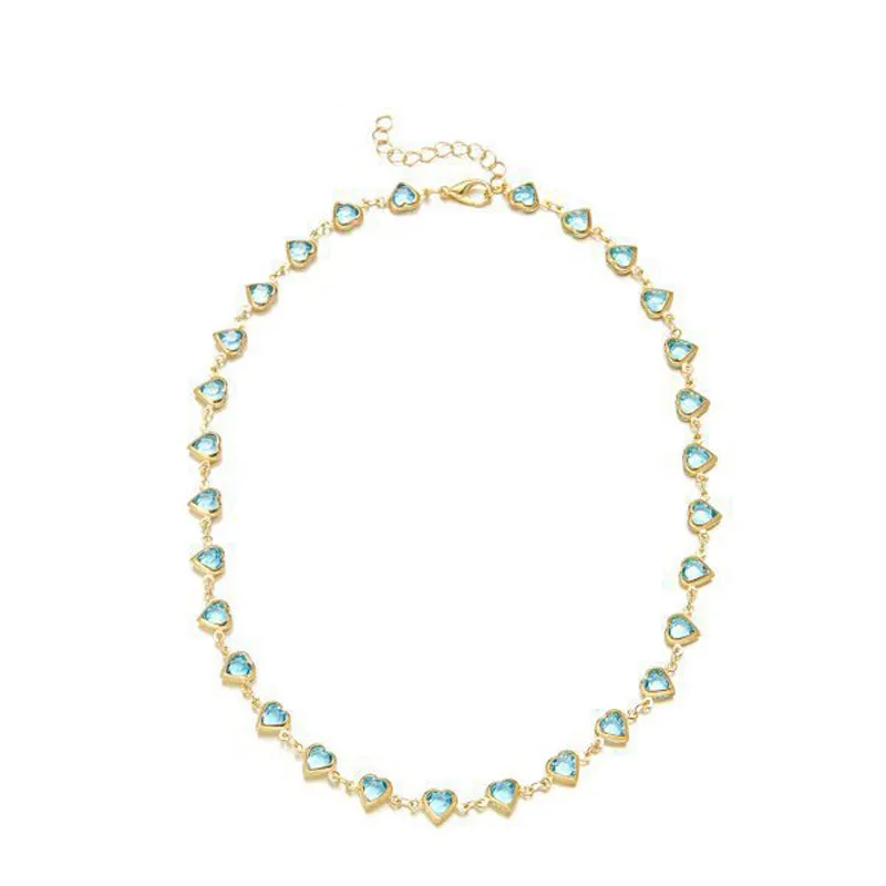 Colourful Bohemian Heart Necklace