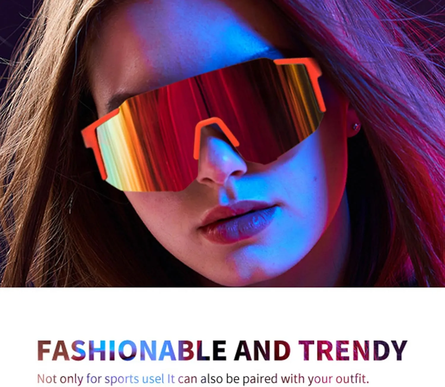 FEISEDY Sports Sunglasses for Men, Women and Teens - Baseball, Biking, Cycling UV400 Protection B2388