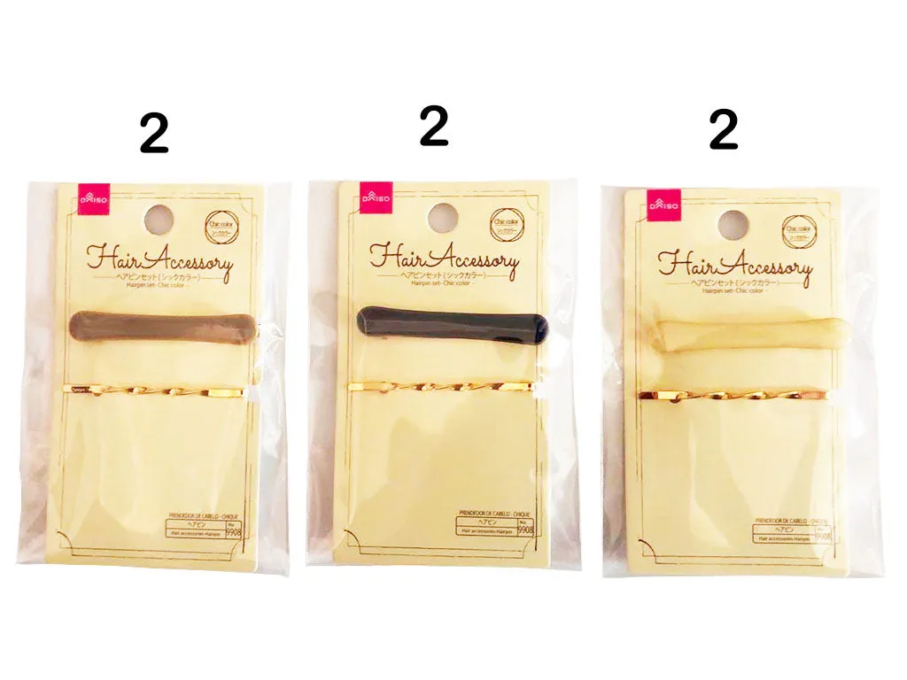 Hairpin set- Chic color  -