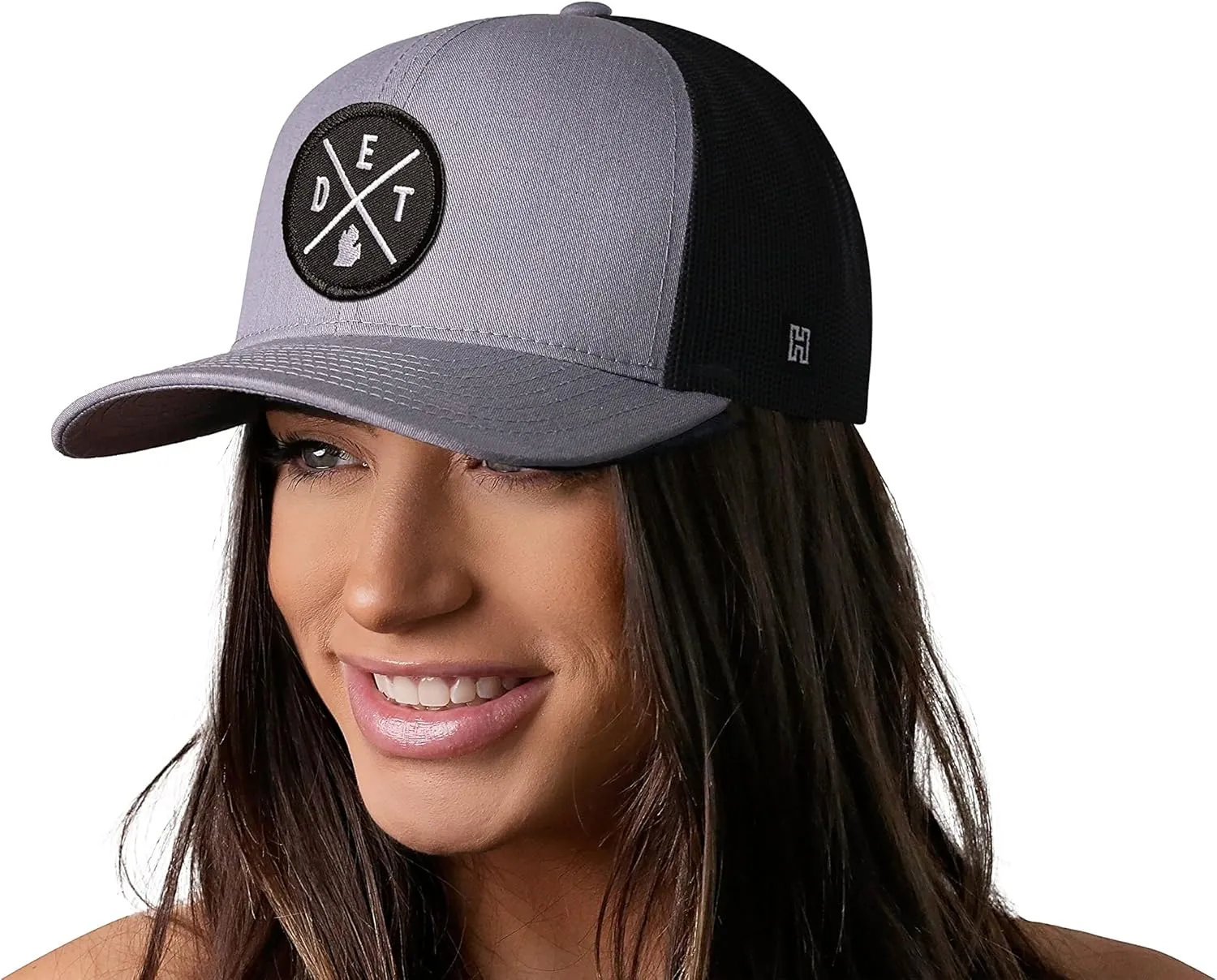 HAKA State City Trucker Hat for Men & Women, Adjustable Baseball Hat, Mesh Snapback, Sturdy Outdoor Black Golf Hat