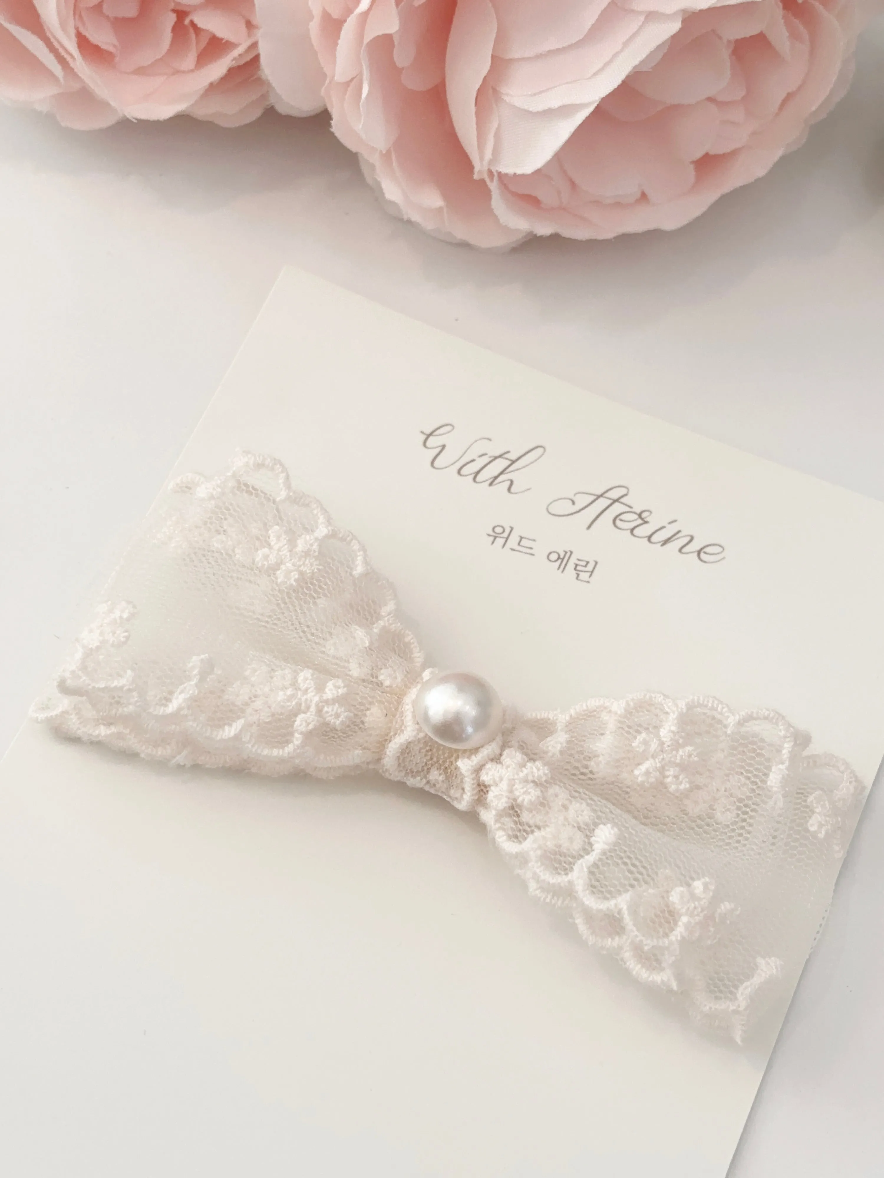 Lace double bow / Single Item