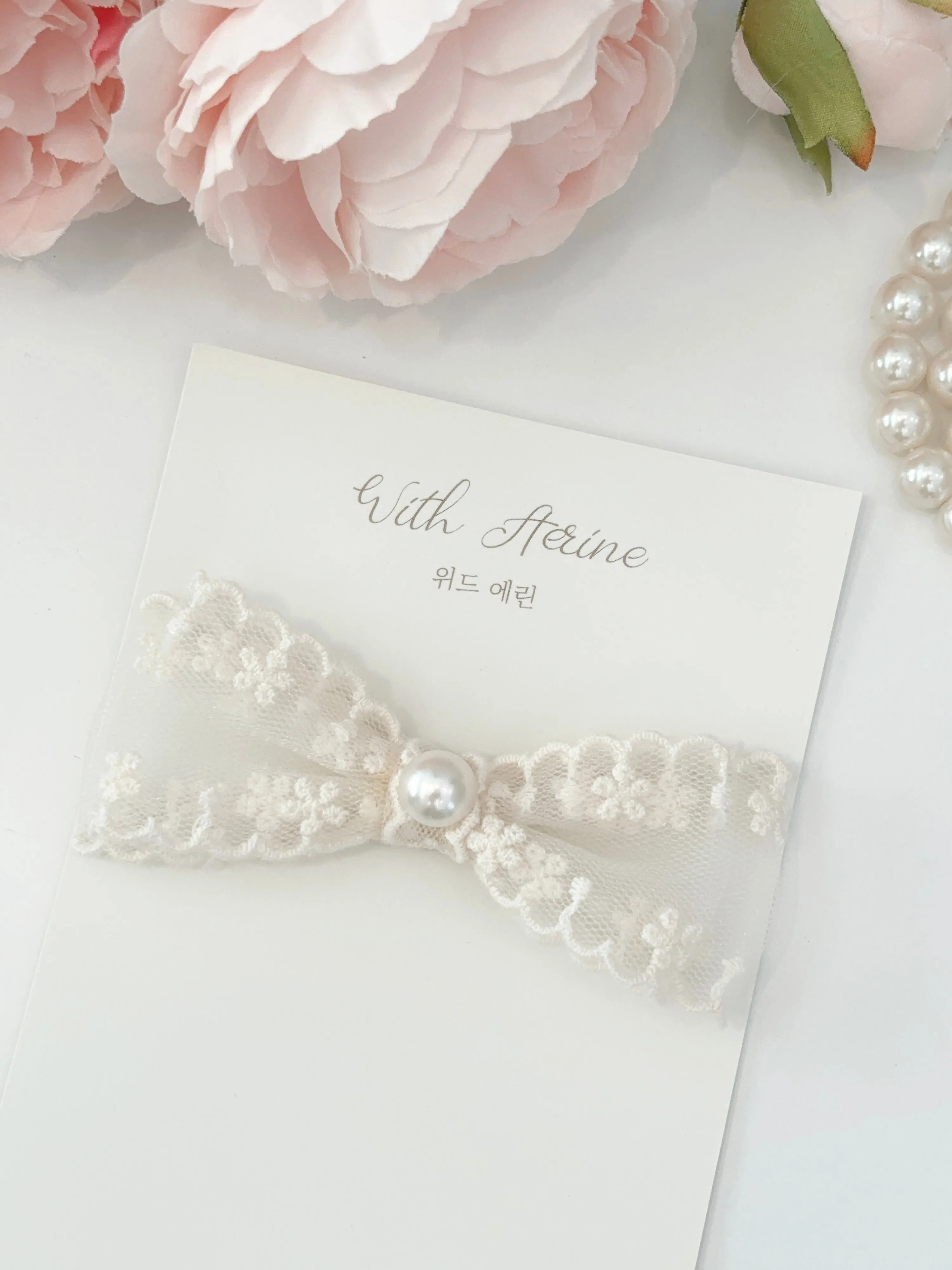 Lace double bow / Single Item