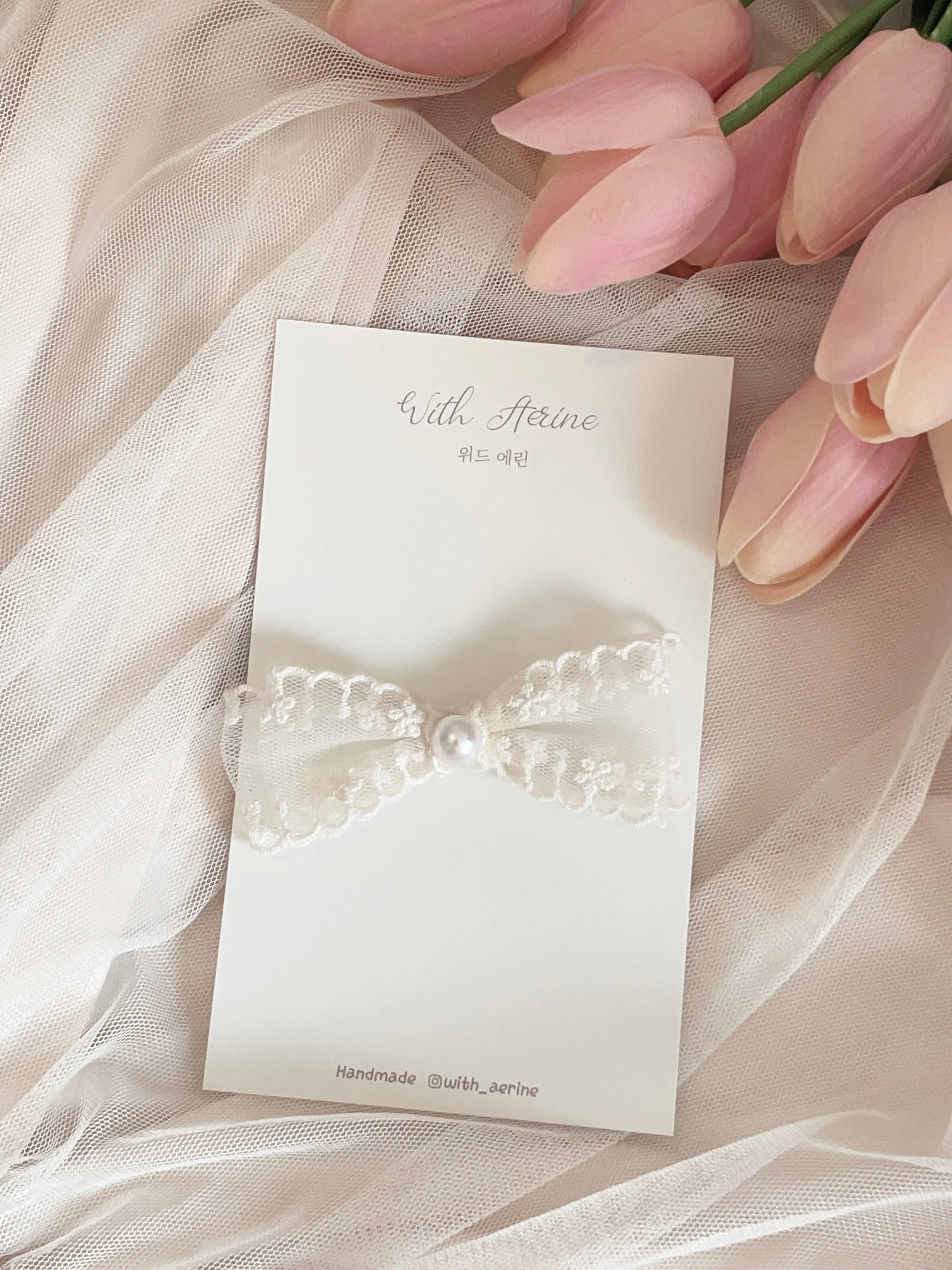Lace double bow / Single Item