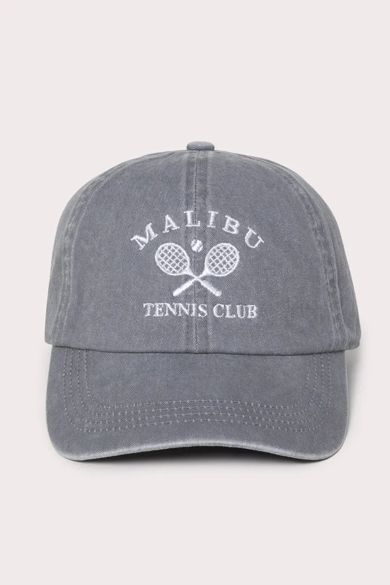 LCAP2360 - MALIBU TENISS CLUB Embroidered Baseball Cap