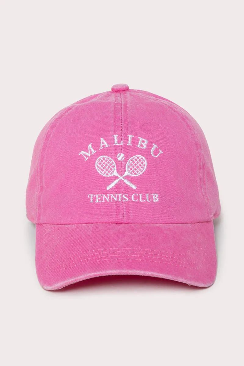 LCAP2360 - MALIBU TENISS CLUB Embroidered Baseball Cap