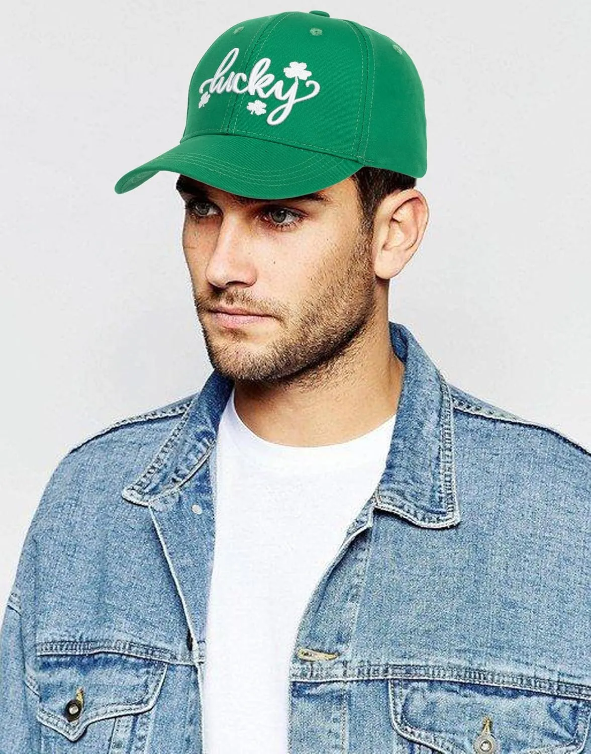 Men-Women-Ireland-St-Patrick's-Baseball-Day-Cap - Irish-Shamrock-Adjustable-Green-Day-Lucky-Hat-St-Patrick-Decor