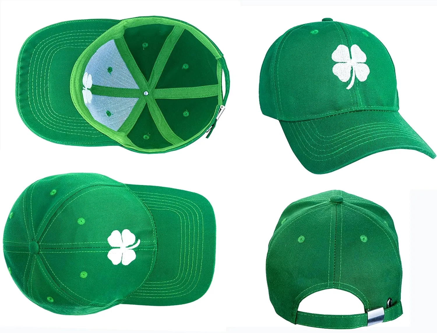 Men-Women-Ireland-St-Patrick's-Baseball-Day-Cap - Irish-Shamrock-Adjustable-Green-Day-Lucky-Hat-St-Patrick-Decor