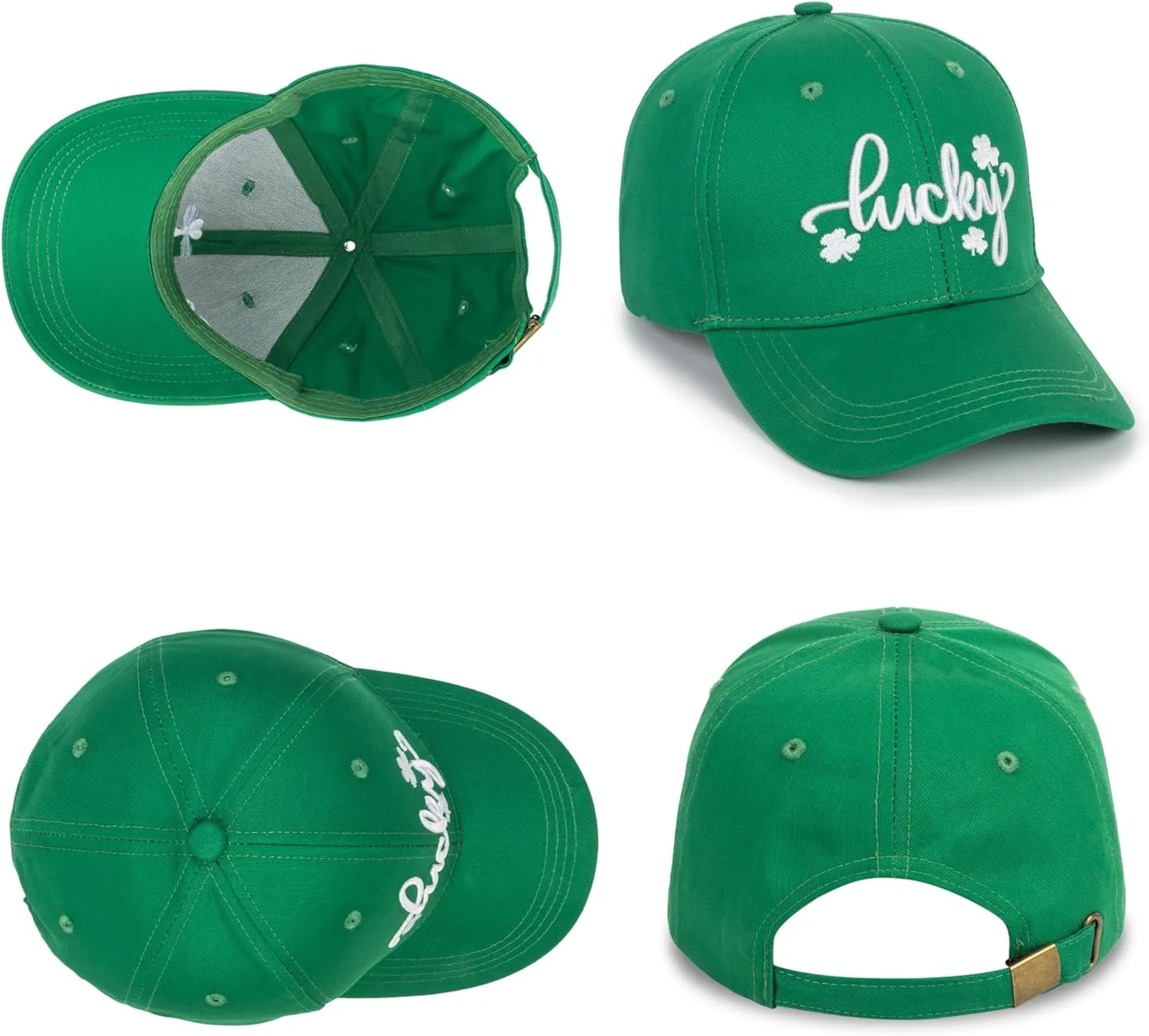 Men-Women-Ireland-St-Patrick's-Baseball-Day-Cap - Irish-Shamrock-Adjustable-Green-Day-Lucky-Hat-St-Patrick-Decor
