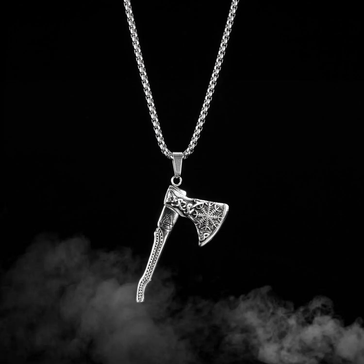 Men's Fashion Hip Hop AX Pendant Necklace