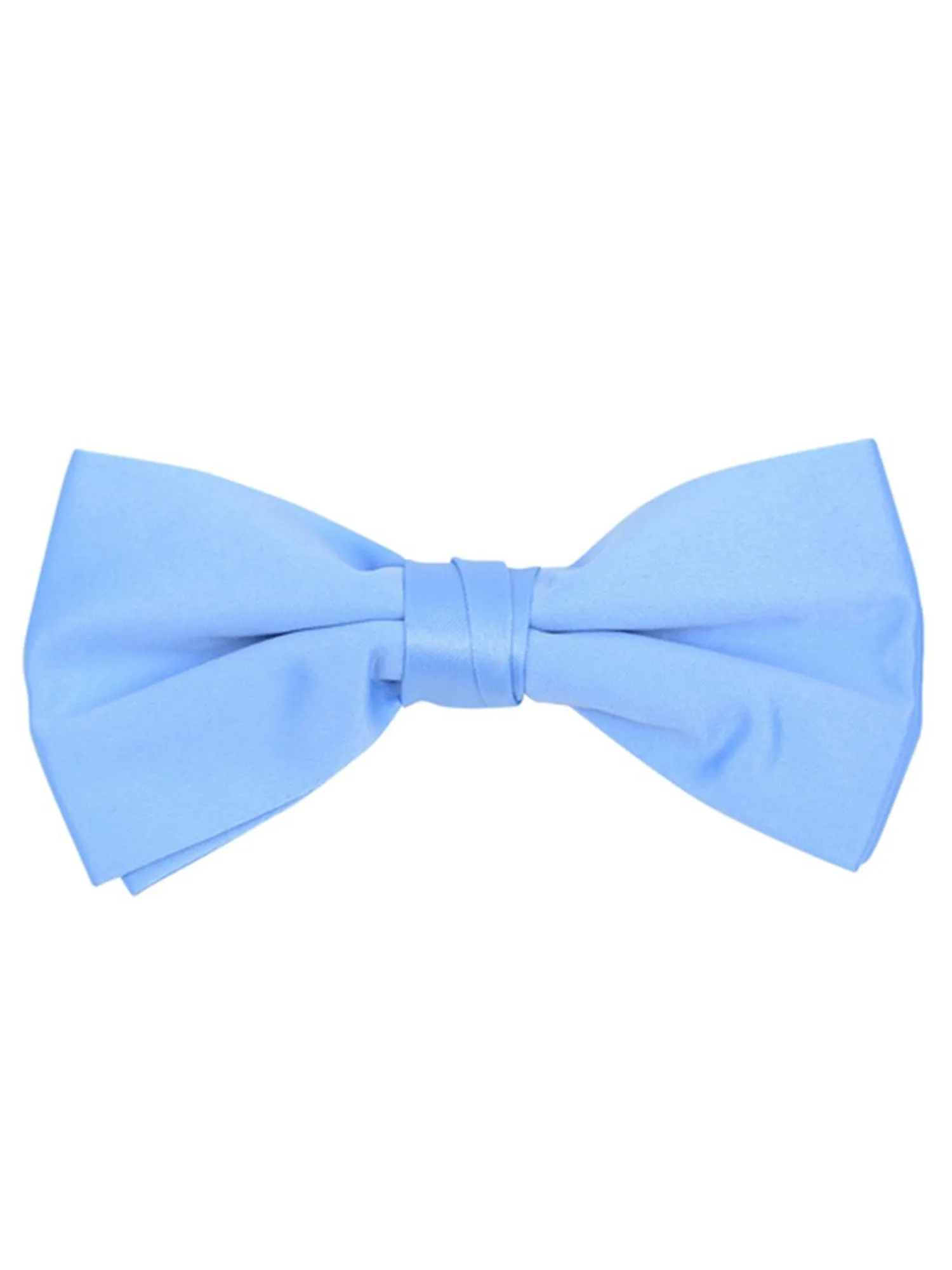 Men's Pre-tied Clip On Bow Tie - Formal Tuxedo Solid Color