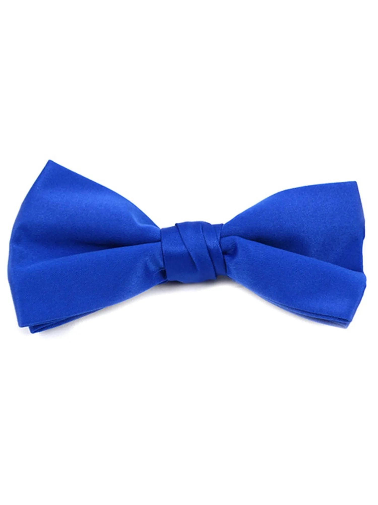 Men's Pre-tied Clip On Bow Tie - Formal Tuxedo Solid Color