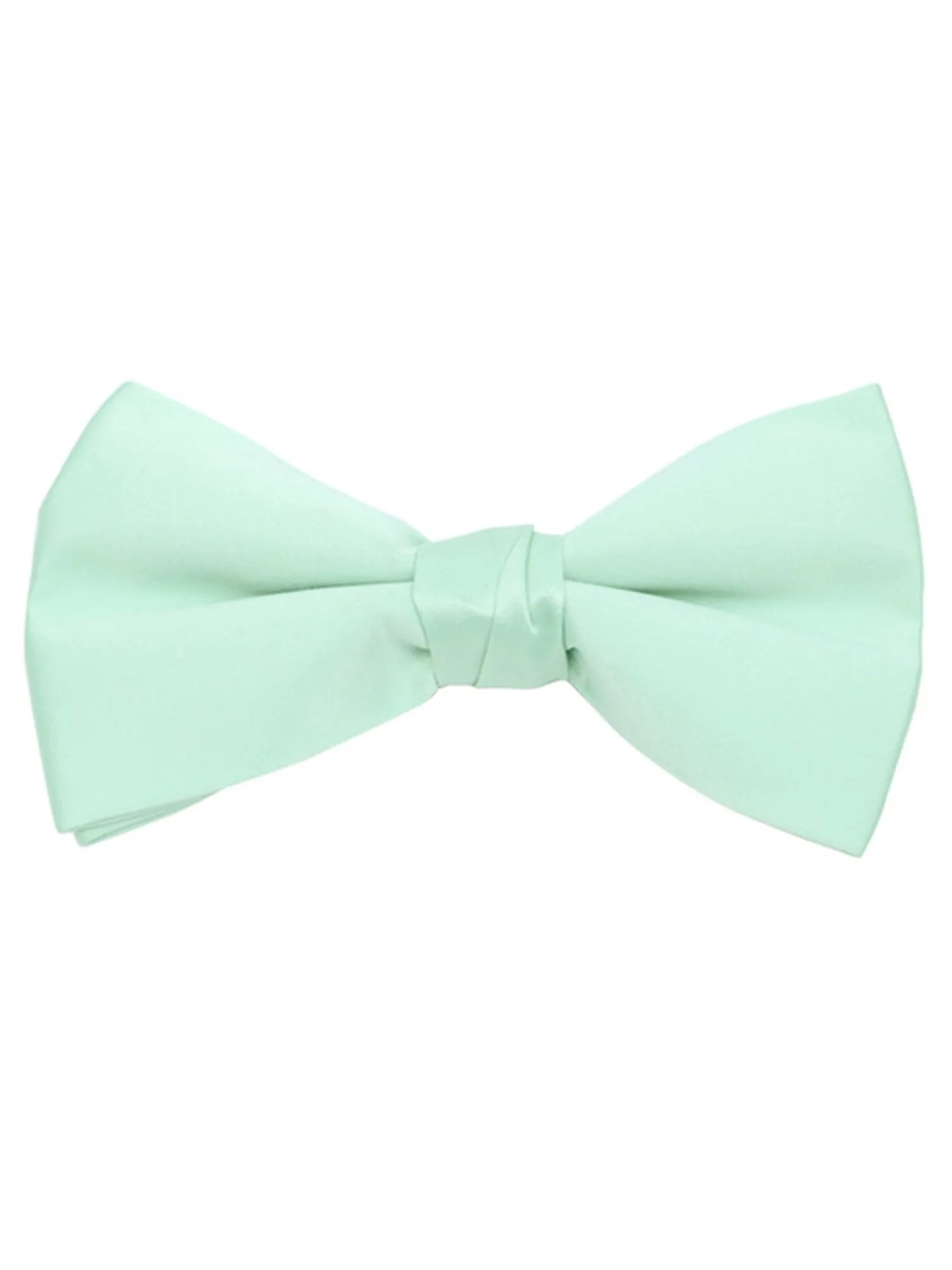 Men's Pre-tied Clip On Bow Tie - Formal Tuxedo Solid Color