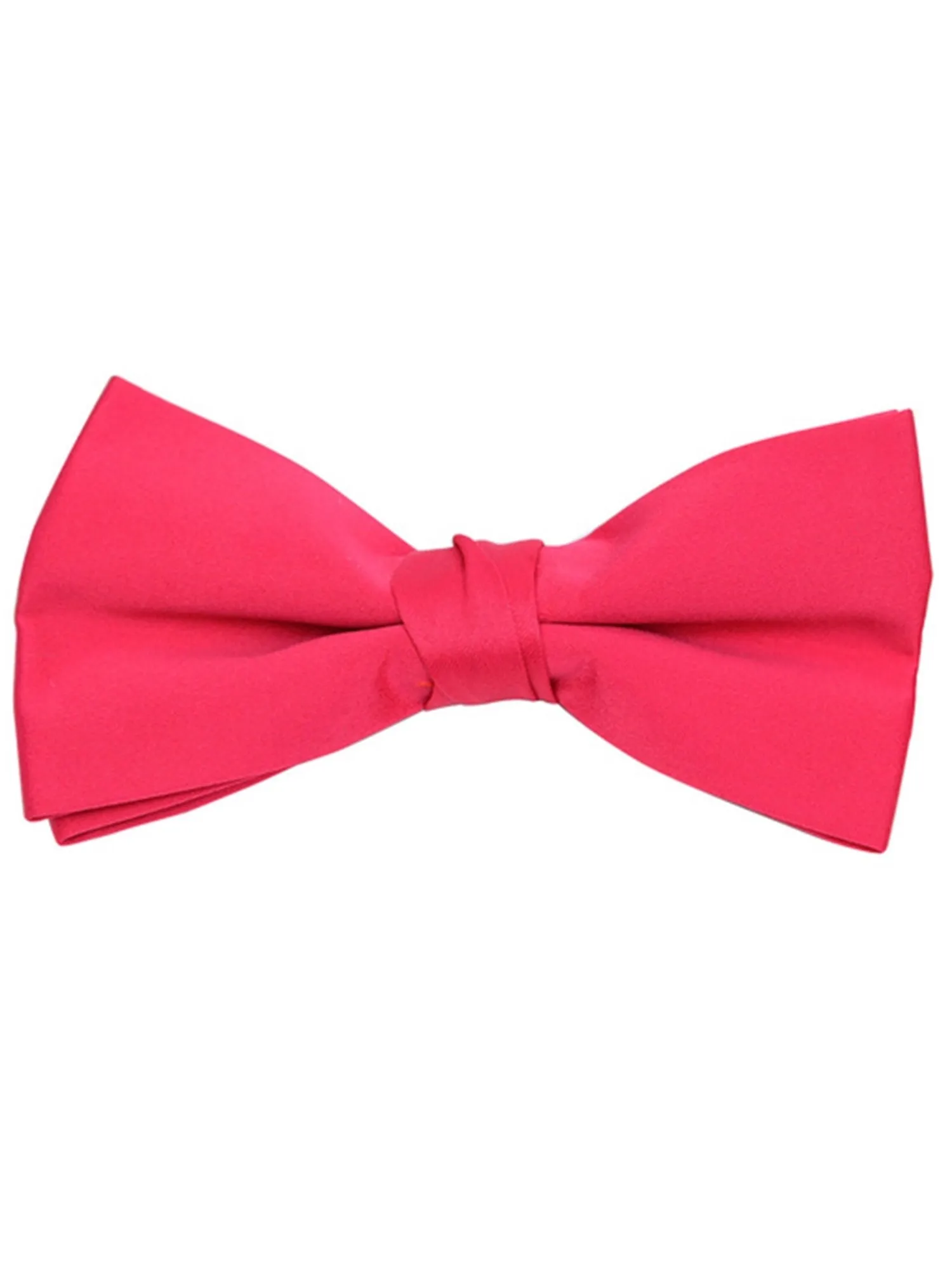 Men's Pre-tied Clip On Bow Tie - Formal Tuxedo Solid Color