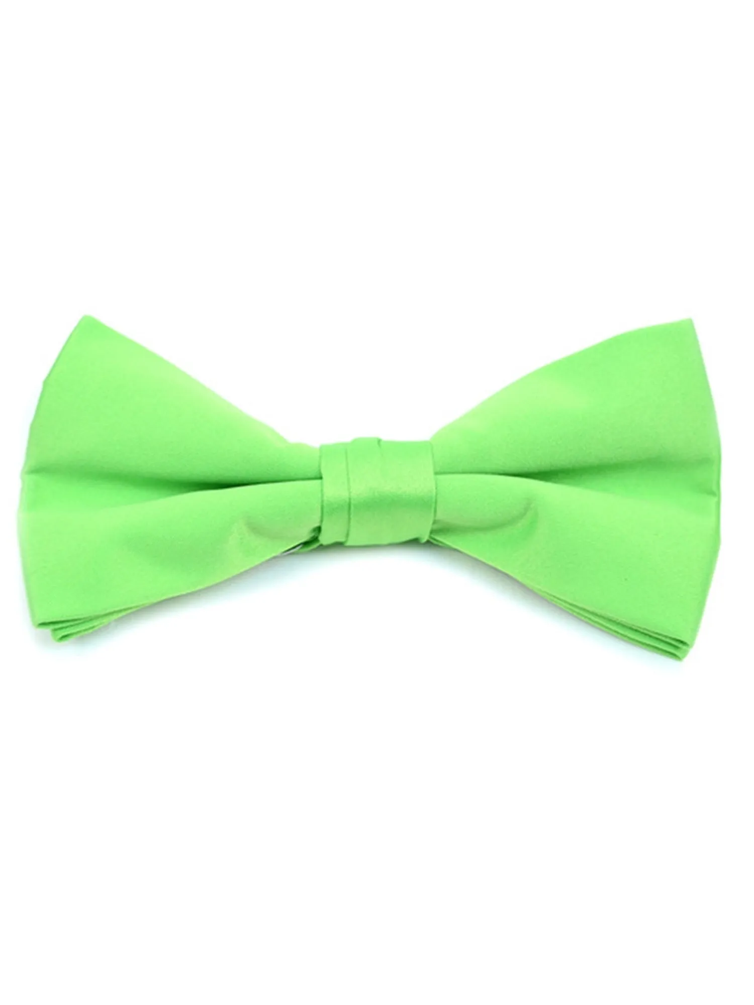 Men's Pre-tied Clip On Bow Tie - Formal Tuxedo Solid Color