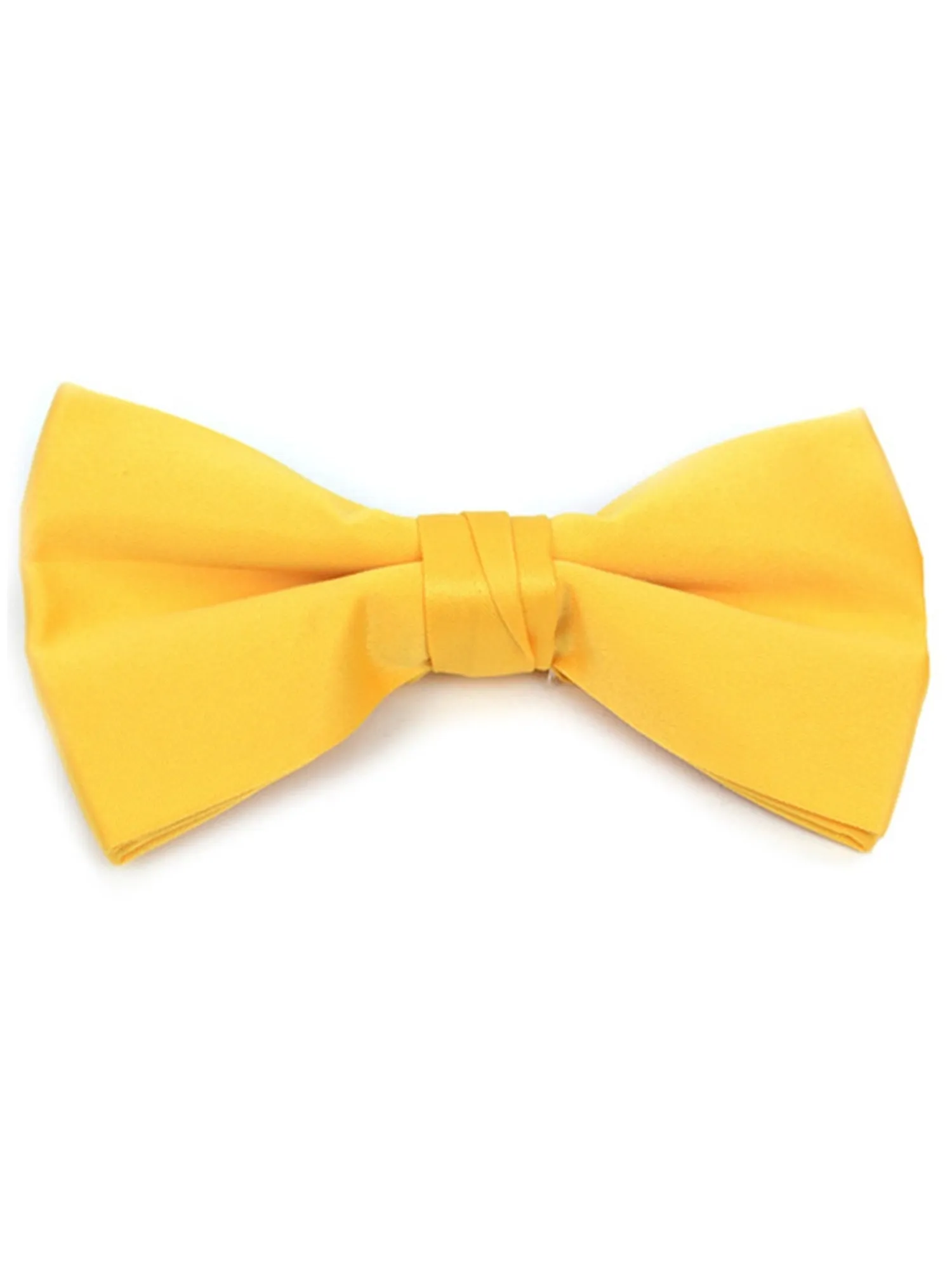 Men's Pre-tied Clip On Bow Tie - Formal Tuxedo Solid Color