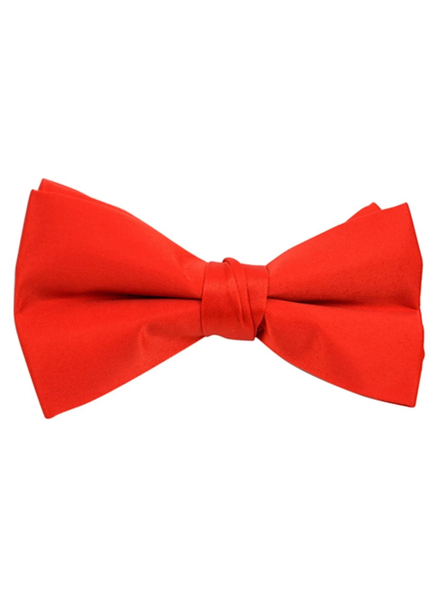Men's Pre-tied Clip On Bow Tie - Formal Tuxedo Solid Color