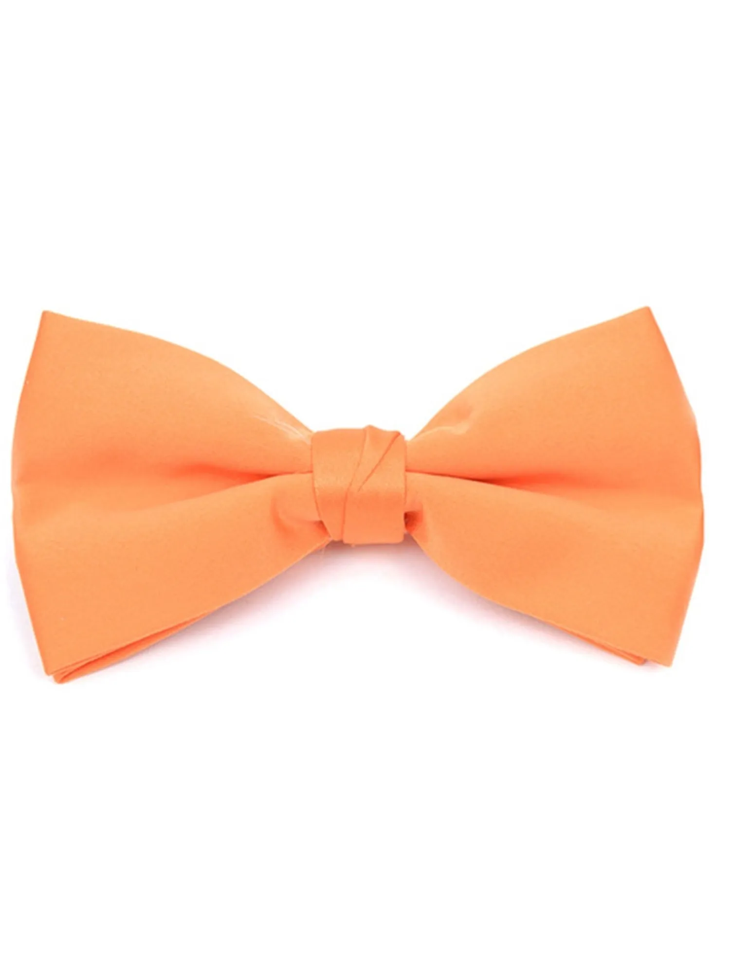 Men's Pre-tied Clip On Bow Tie - Formal Tuxedo Solid Color