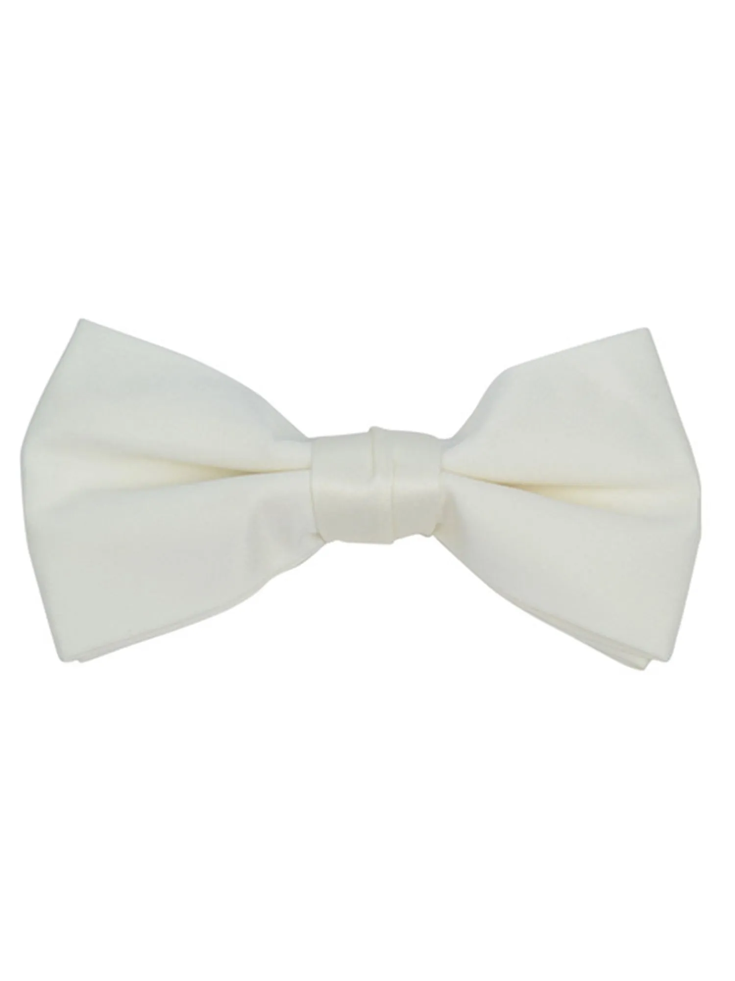Men's Pre-tied Clip On Bow Tie - Formal Tuxedo Solid Color