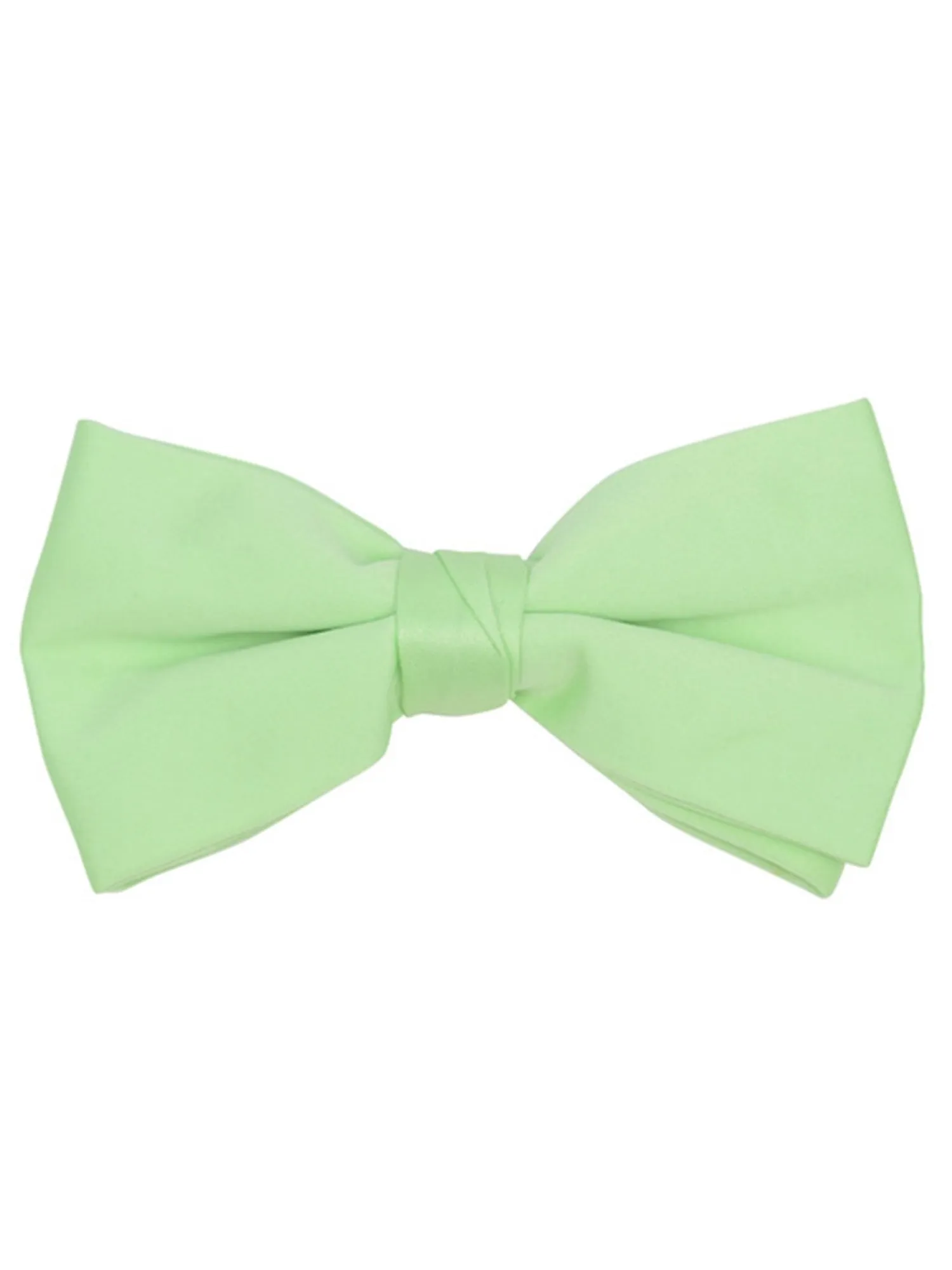 Men's Pre-tied Clip On Bow Tie - Formal Tuxedo Solid Color