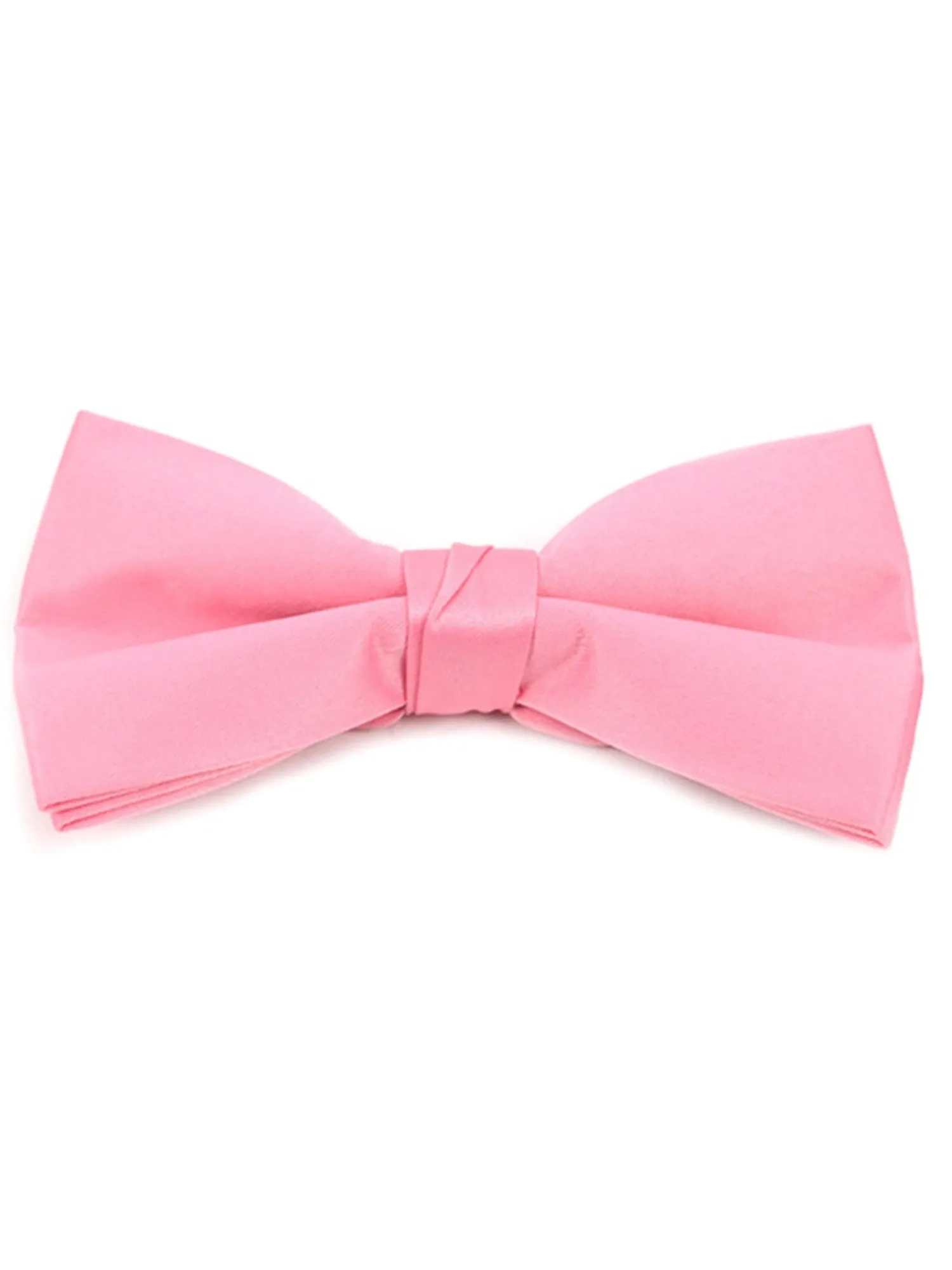 Men's Pre-tied Clip On Bow Tie - Formal Tuxedo Solid Color