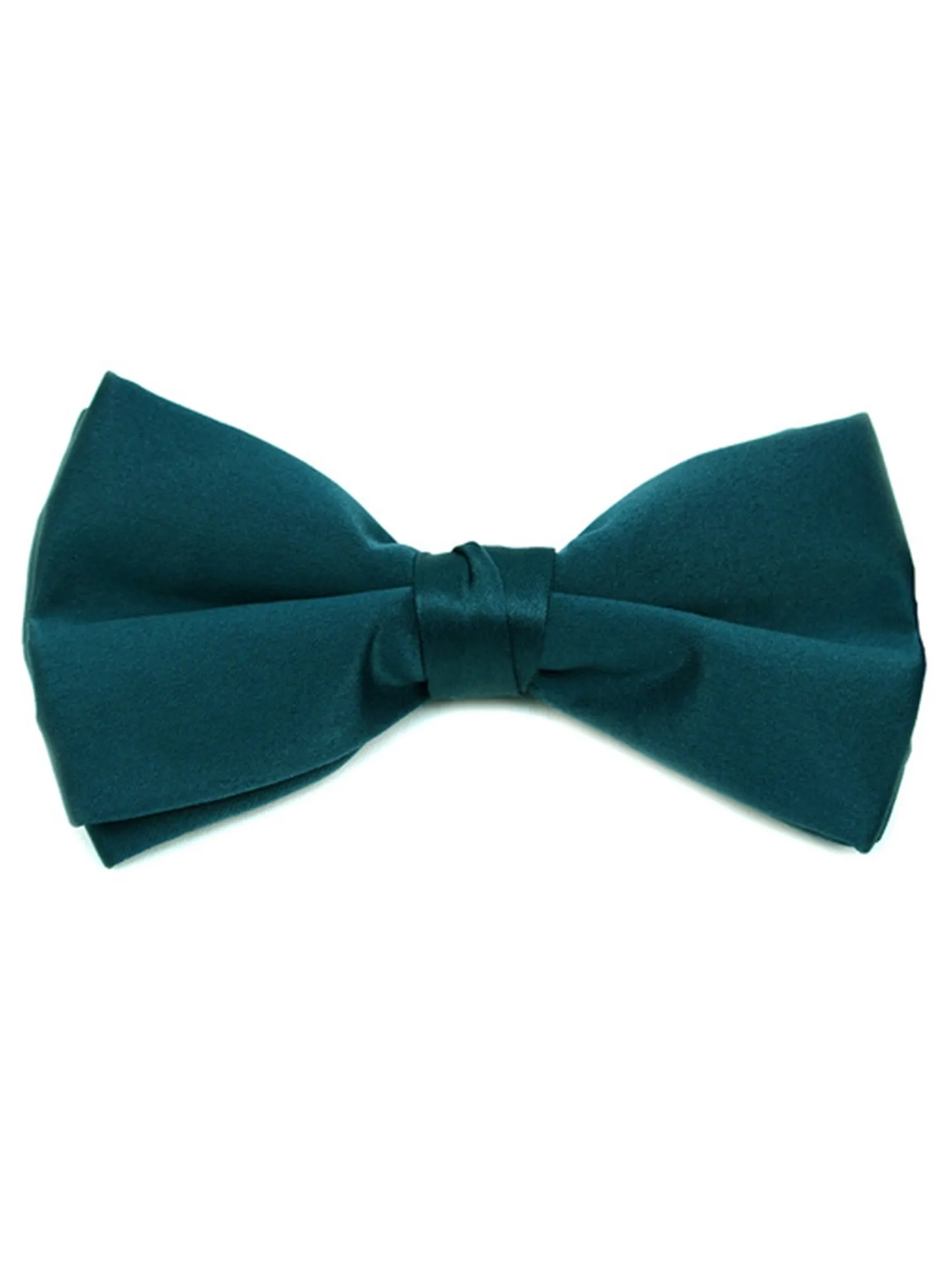 Men's Pre-tied Clip On Bow Tie - Formal Tuxedo Solid Color