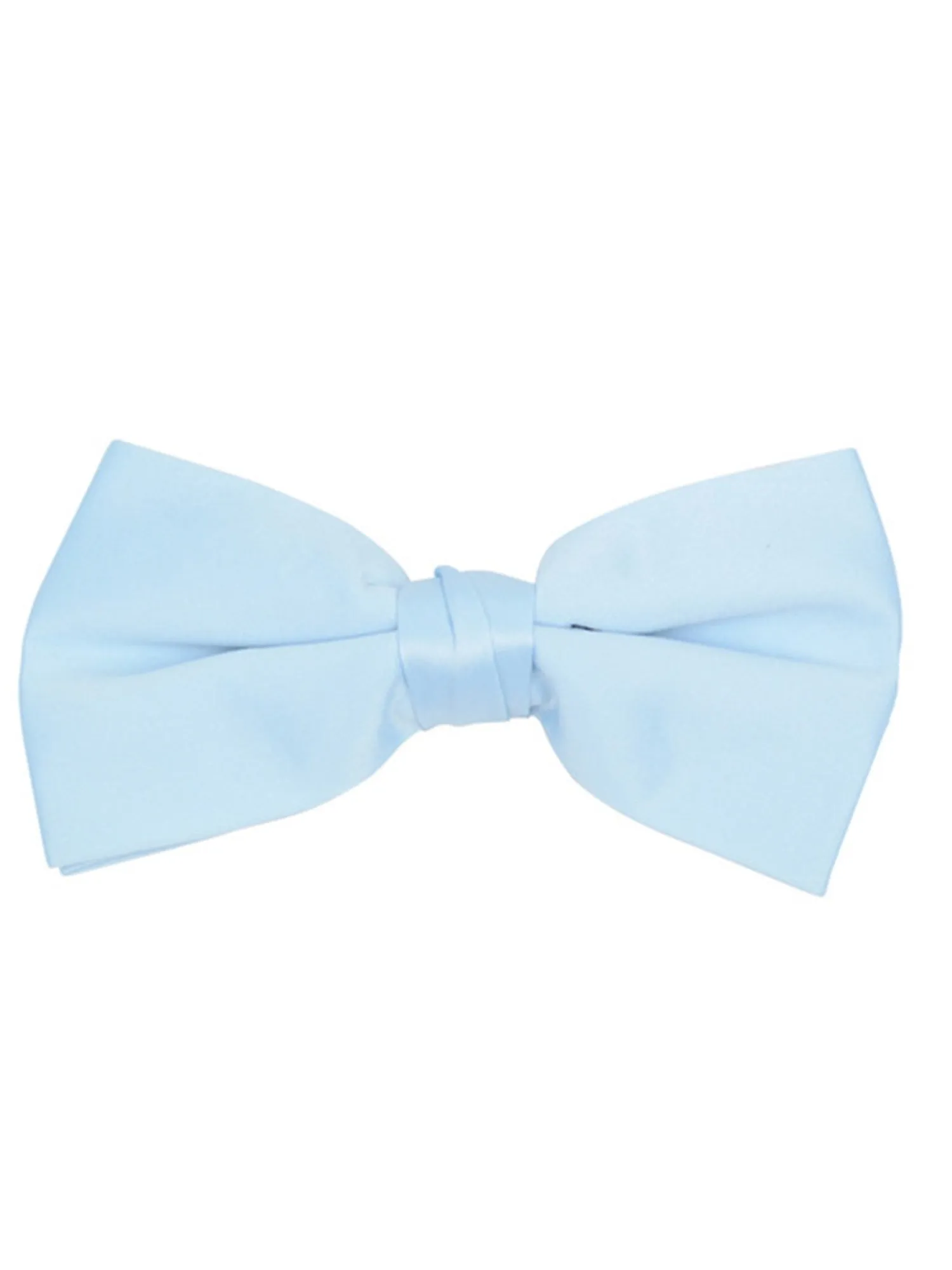 Men's Pre-tied Clip On Bow Tie - Formal Tuxedo Solid Color