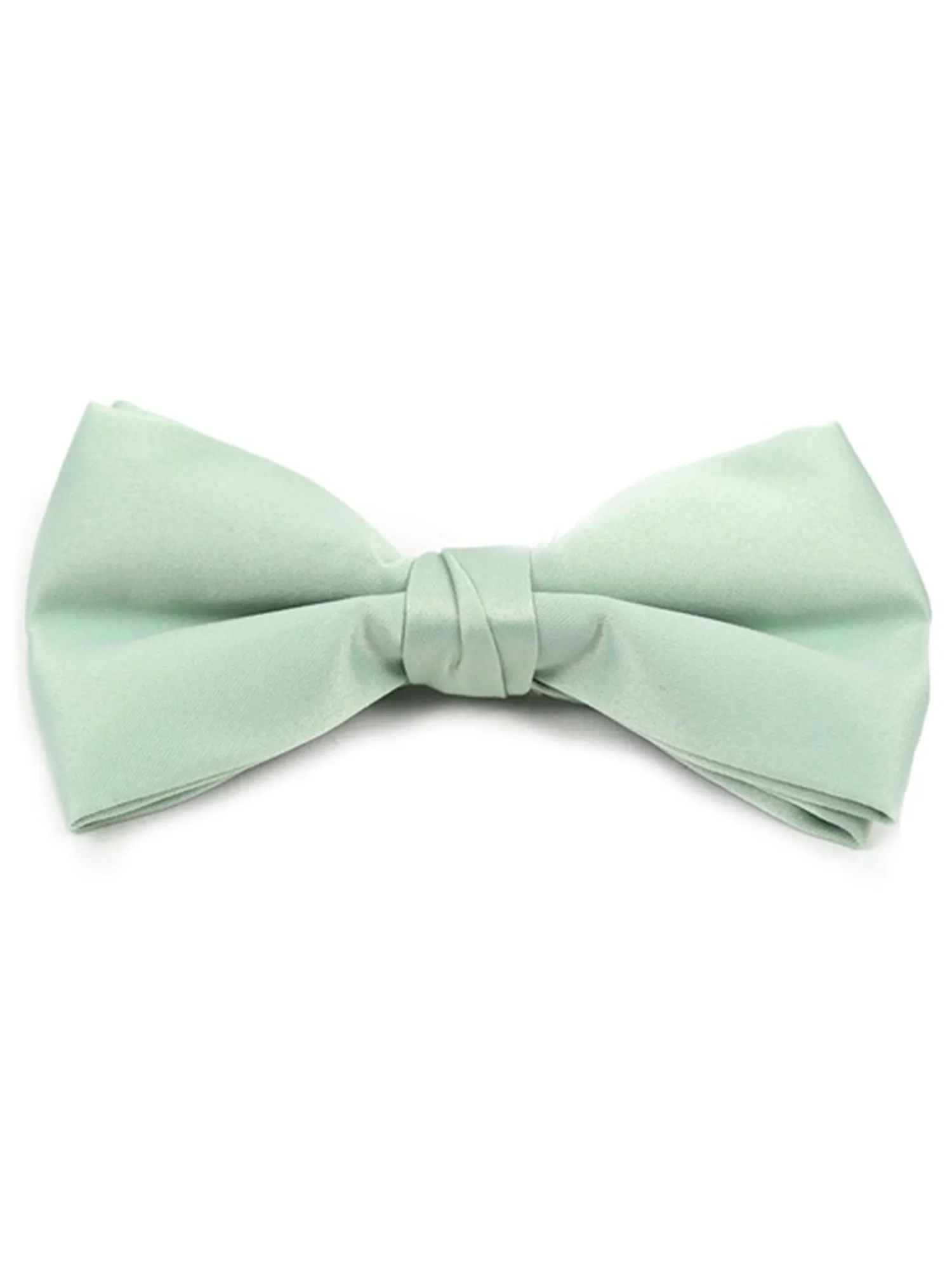 Men's Pre-tied Clip On Bow Tie - Formal Tuxedo Solid Color