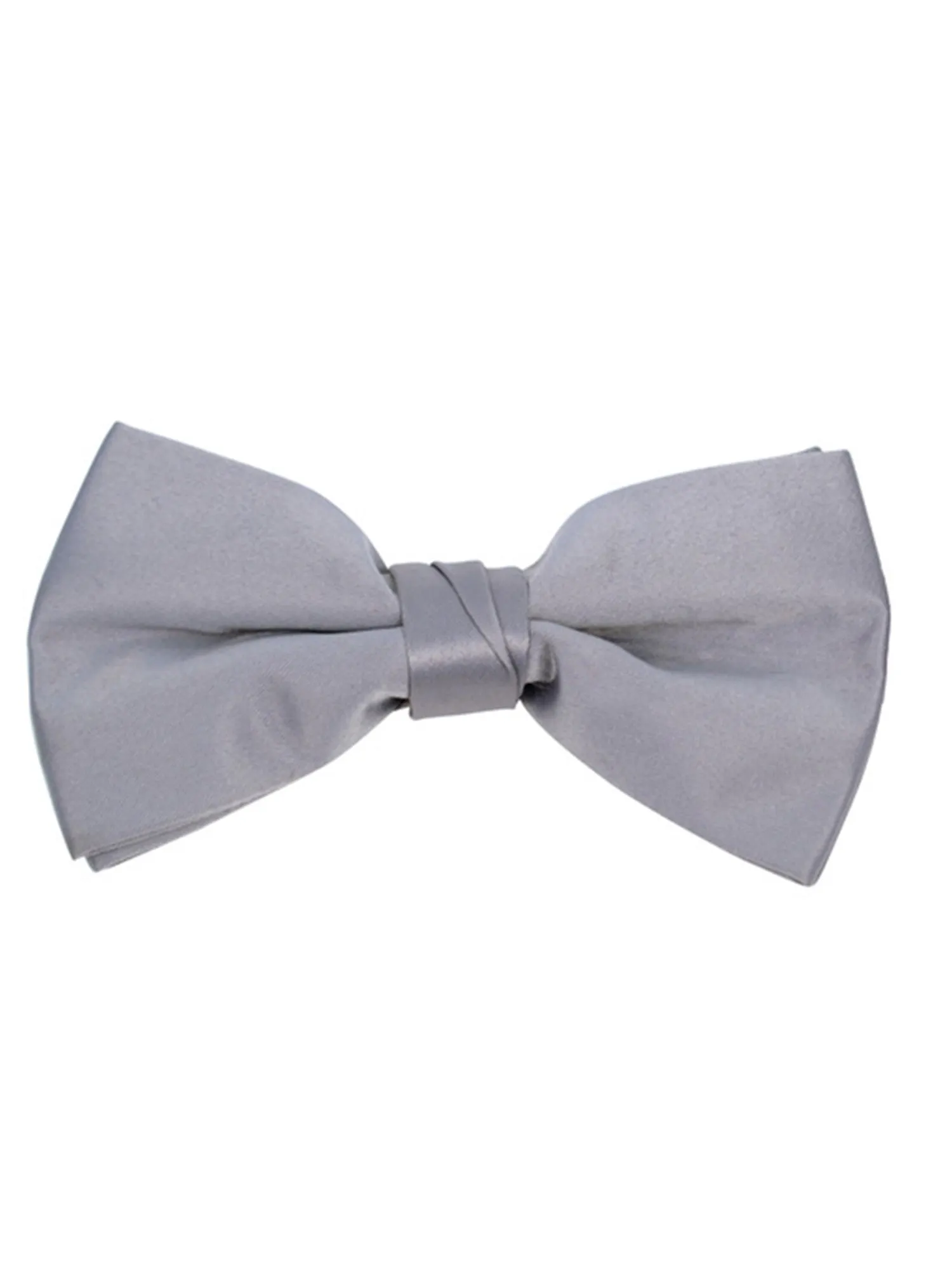 Men's Pre-tied Clip On Bow Tie - Formal Tuxedo Solid Color