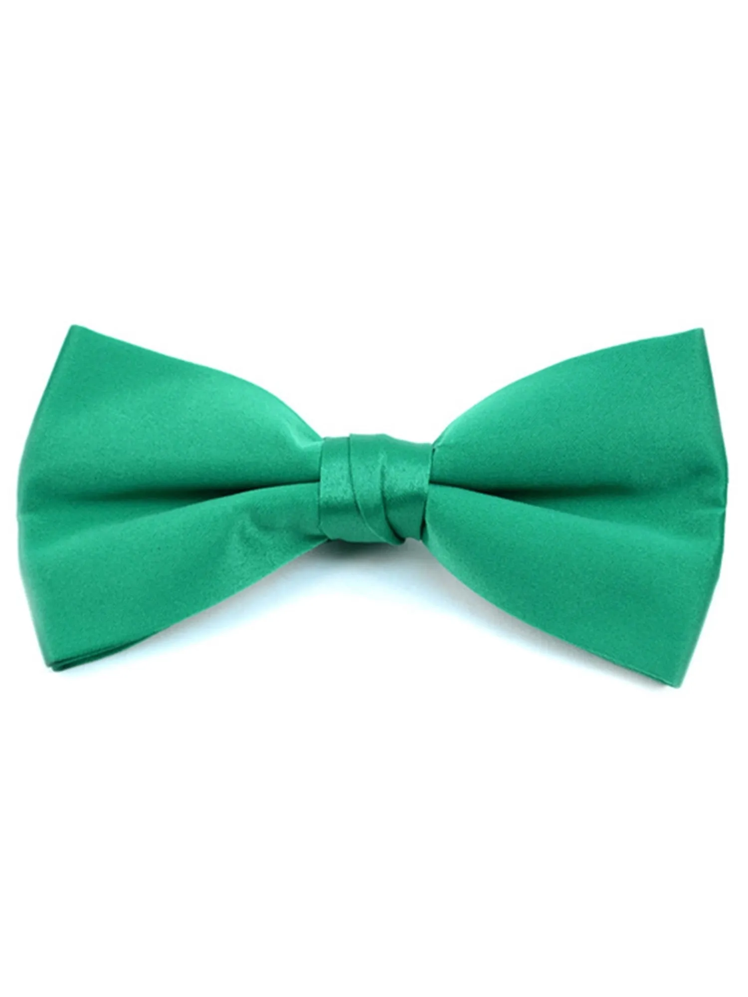 Men's Pre-tied Clip On Bow Tie - Formal Tuxedo Solid Color