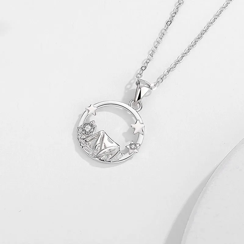 Pendant Neck Accessories Sterling Silver S925 Clavicle Chain
