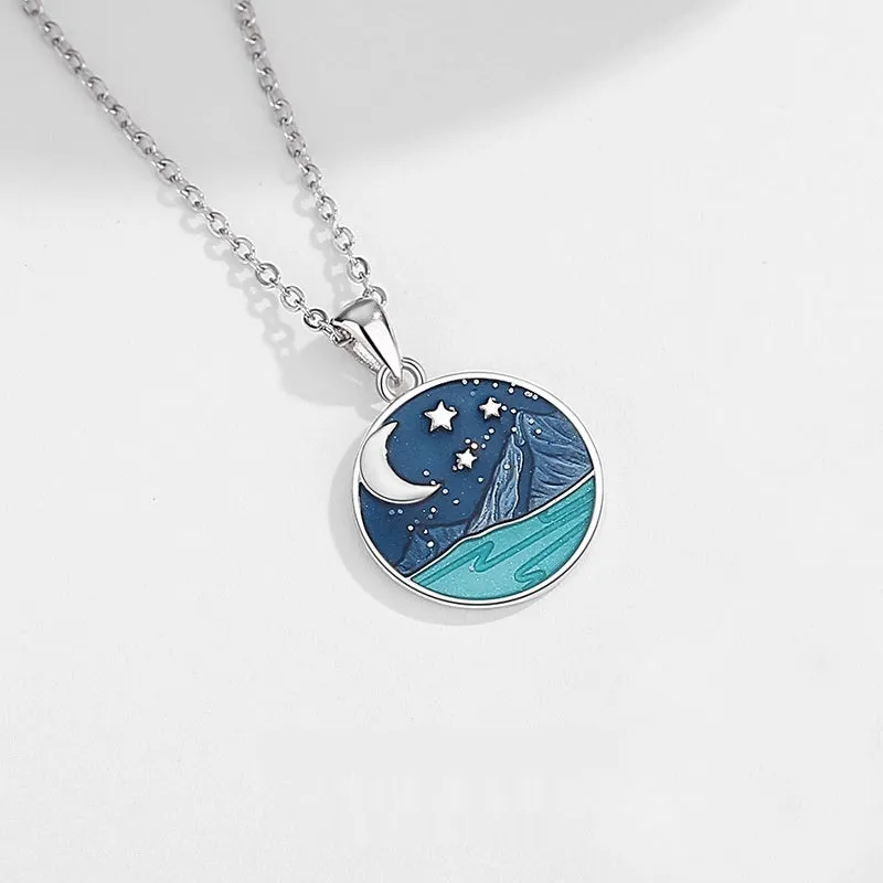 Pendant Neck Accessories Sterling Silver S925 Clavicle Chain