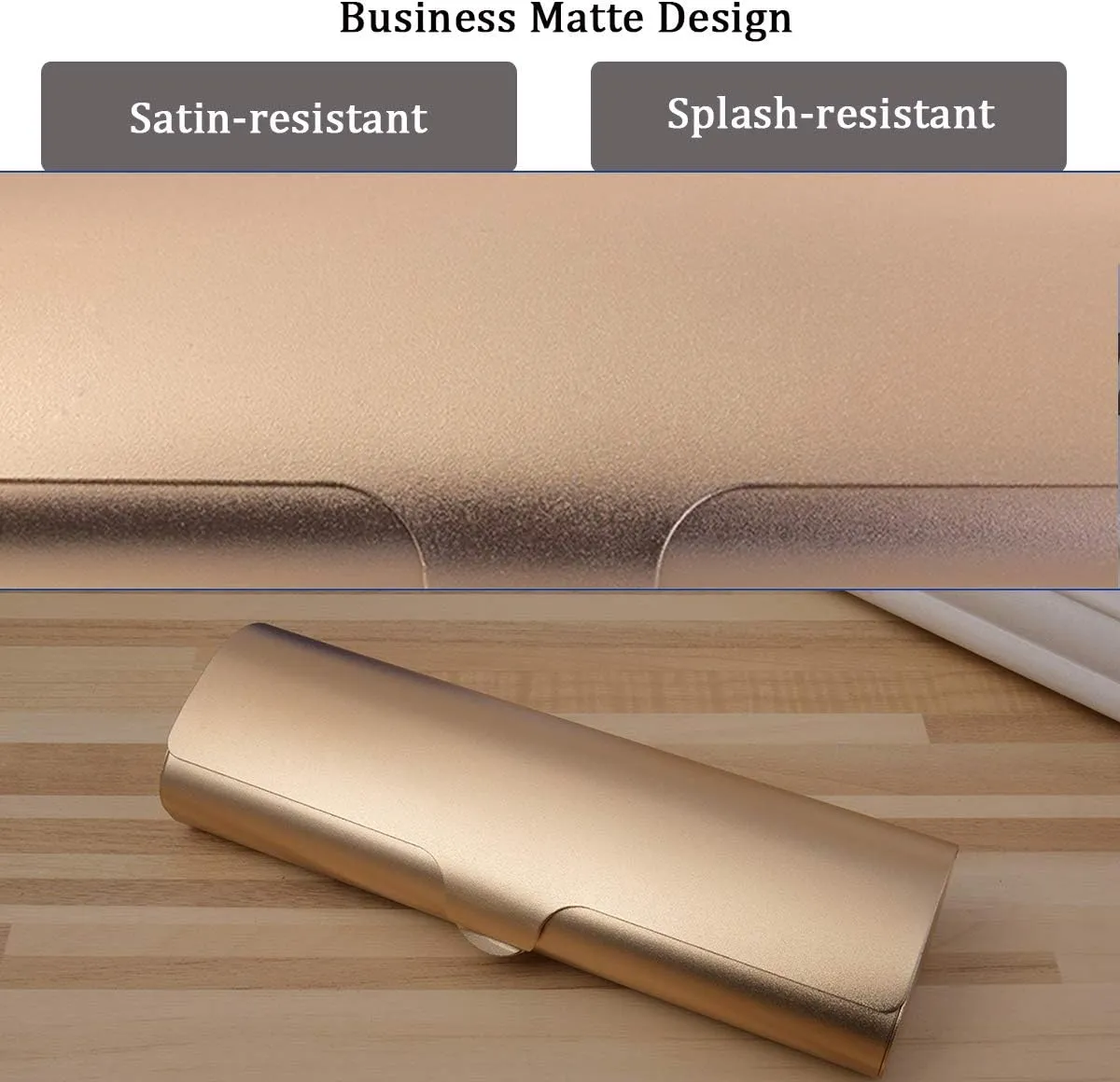Philley Eyeglass Case Aluminum Ultra-Light Hard Myopia Glasses Case
