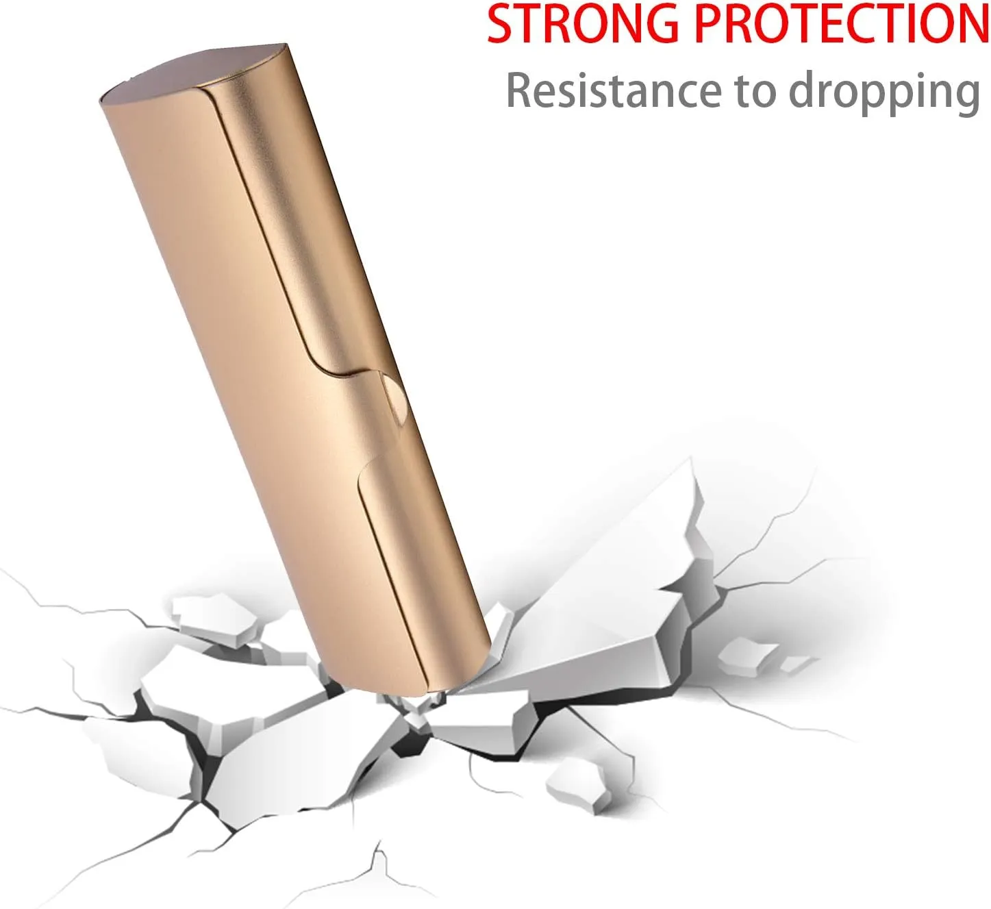 Philley Eyeglass Case Aluminum Ultra-Light Hard Myopia Glasses Case