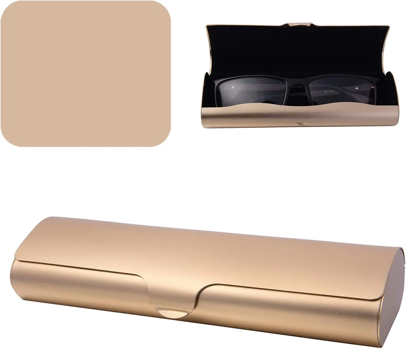 Philley Eyeglass Case Aluminum Ultra-Light Hard Myopia Glasses Case