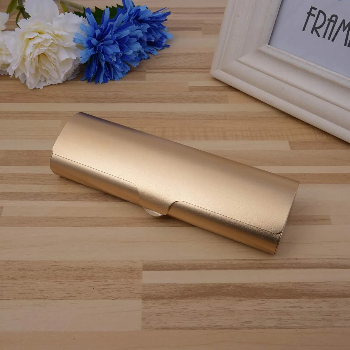 Philley Eyeglass Case Aluminum Ultra-Light Hard Myopia Glasses Case