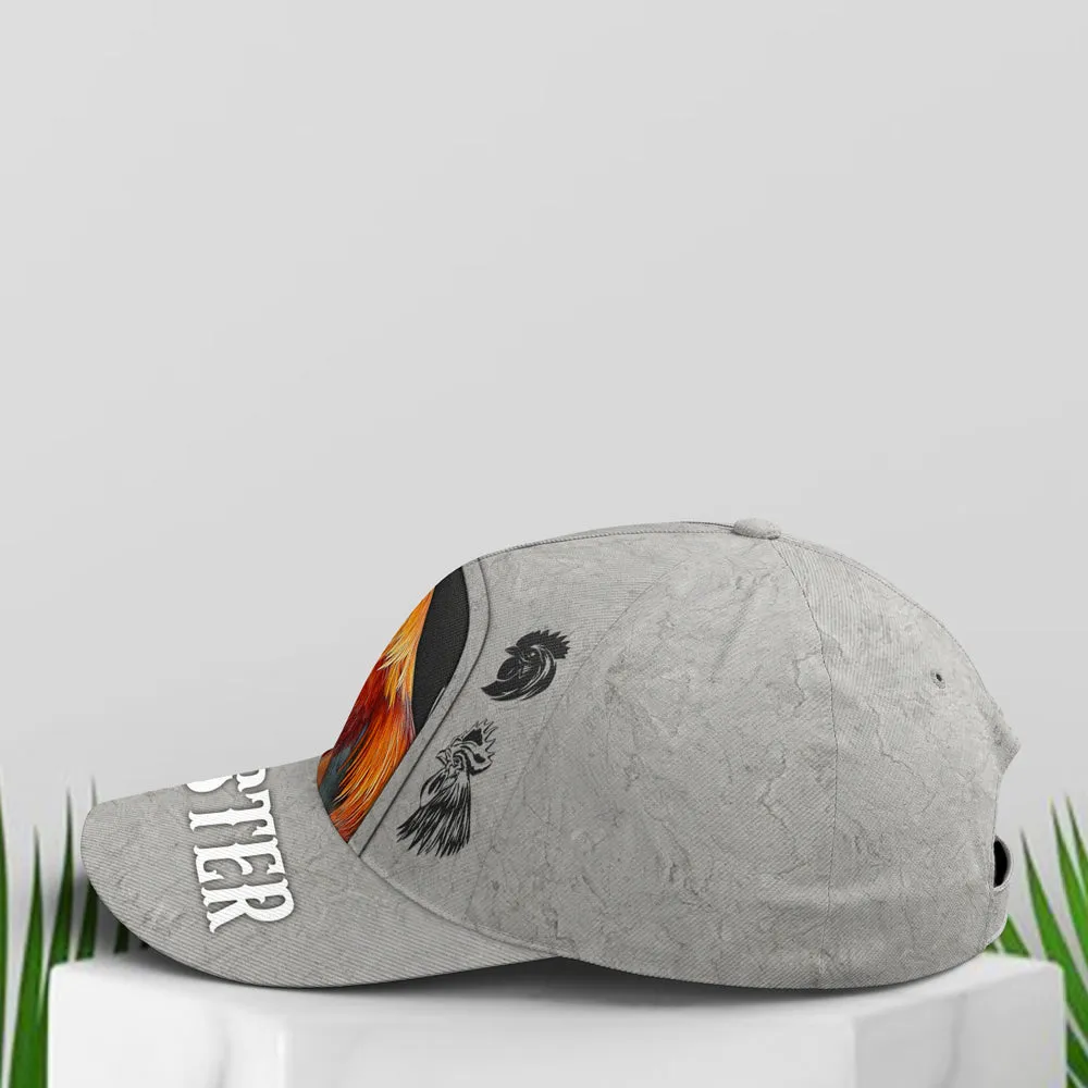 Rooster Vector Art Baseball Cap Coolspod