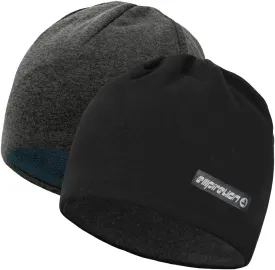 Softshell Winter Fleece Lined Beanie Hats, 9" Running Skull Cap Thermal Tactical Watch Cap Men Women