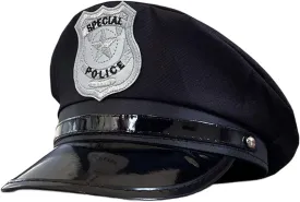 Soochat Police Hat Cop Hat Policeman Cap Police Cosplay Halloween Party Accessories