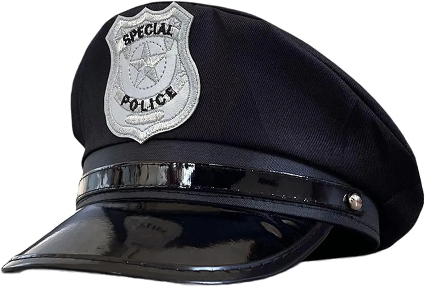 Soochat Police Hat Cop Hat Policeman Cap Police Cosplay Halloween Party Accessories