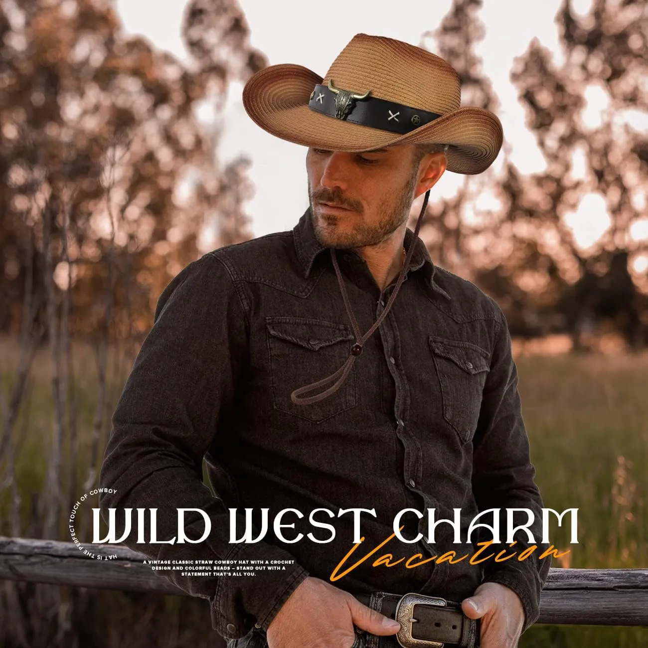 Straw Cowboy Cowgirl Hats for Women and Men Western Country Hats Sun Beach Cow Girl Cow Boy